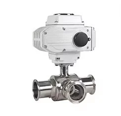 Gas Electric Valve FNPT Threaded Bidirectional Electric Ball Valve Stainless Steel 304 Modulation Type 4-20mA Fast Delivery