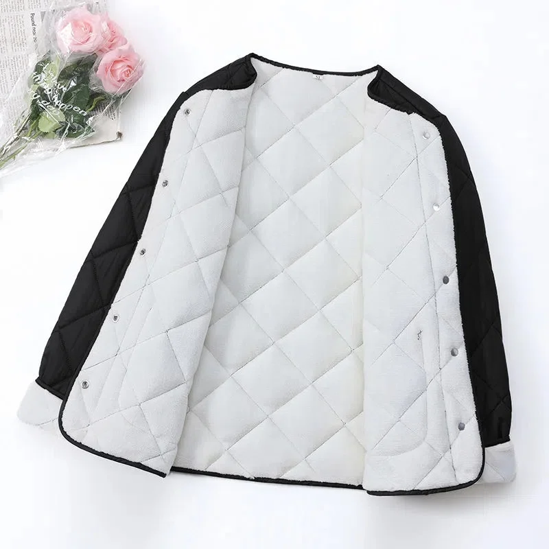 Women Jacket 2025 New Autumn Winter Parkas Female Cotton-Padded Jackets Quilted Light Thin Down Cotton Short Coat Ladies Outwear