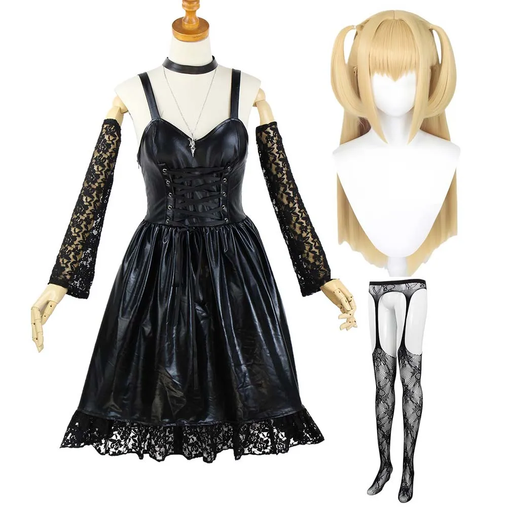 Halloween Women Goth Death Note Cosplay Misa Misa Costume