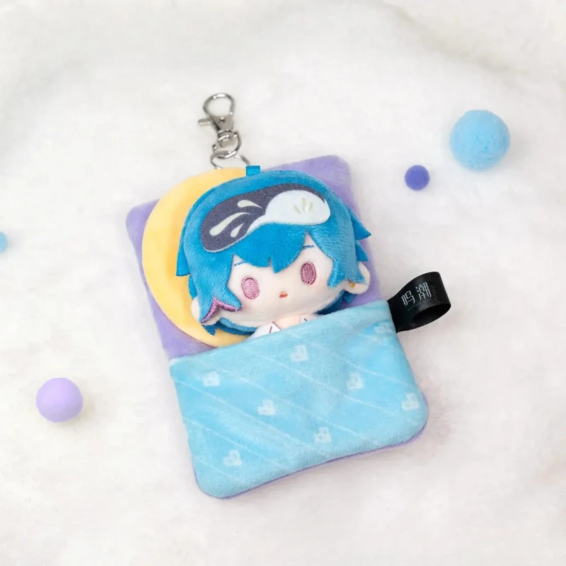 Anime Game Wuthering Waves Zani Cartethyia Kawaii Cosplay Cotton Doll Card Holder Cartoon Card Case Cover Keychain Toy Fans Gift