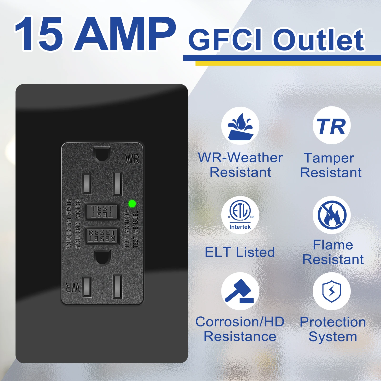 Presa GFCI da 15 Ampere Resist - Commercial Kitchen Outlets recensione e prezzo