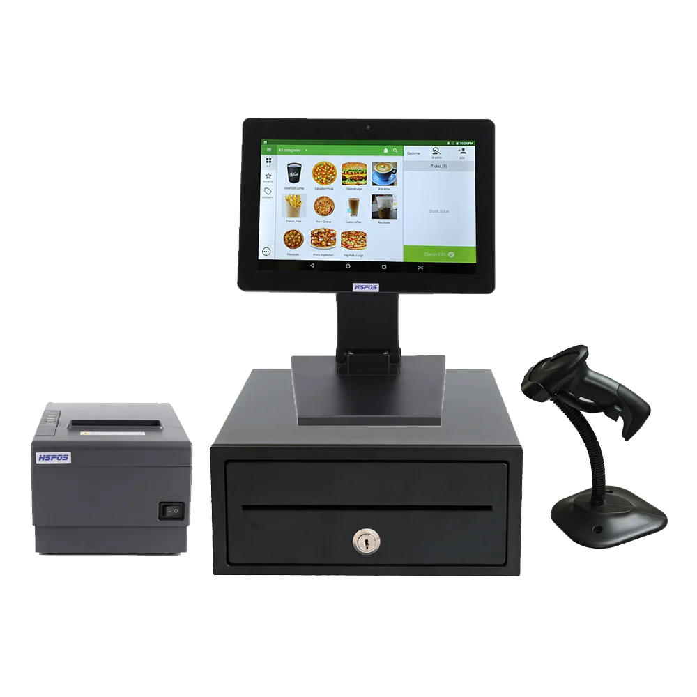 

POS-терминал для кассира ATV&UTVHSPOS с 12-дюймовым планшетом на Android и бесплатным POS-терминалом Loyverse для управления продажами T121-2