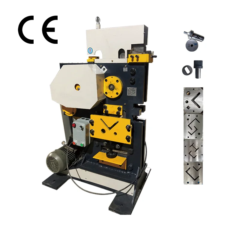 Commercial Angle Steel Hydraulic Multi-purpose Combined Punching And Angle Iron Shearing Machine Ironworker Machine