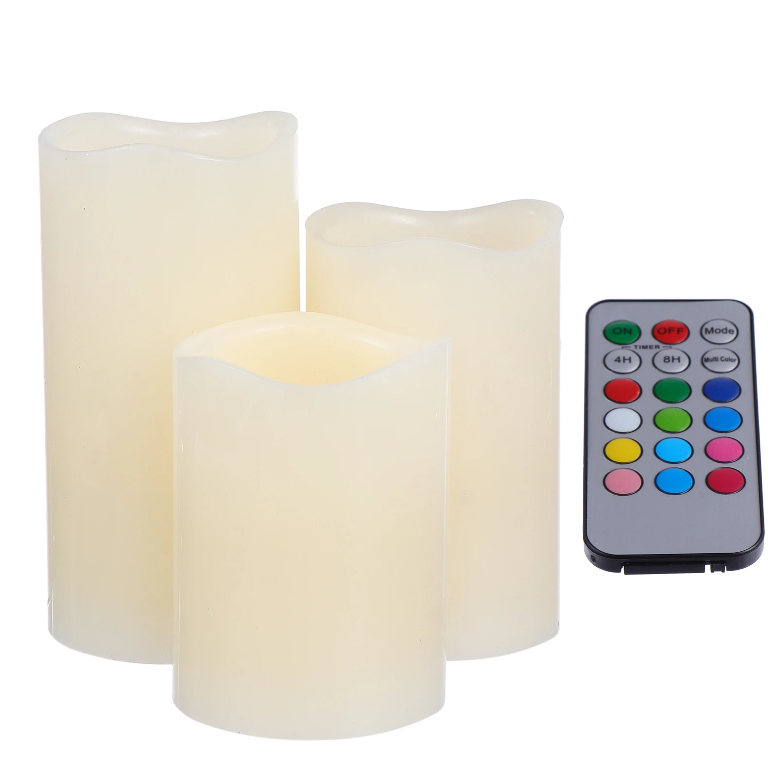 

18 Keys Remote Control LED C Lights Romantic Electronic Simulated Wax Warm Light Wedding Valentine HomeDecoration