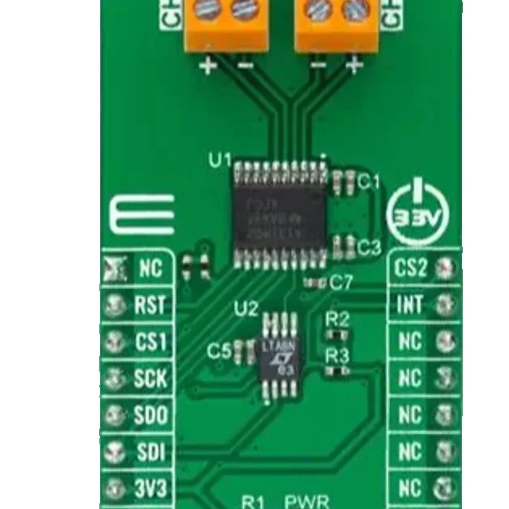 MIKROE-4890 ADS131M02 Mikroe ADC 15 Click ESP32