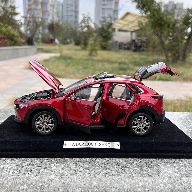 High Simitation 1:18 Mazda CX-30 2020 SUV Mazda 3 Axela Diecast Model Alloy Toy Car Miniature Boy Gift Collection