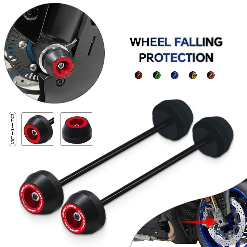 

cbr600rr Motorcycle Front Rear Fork Axle Sliders Crash Protector Wheel Protection Pads For CBR600RR CBR 600RR 2009-2015