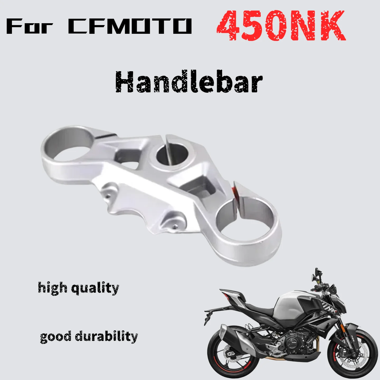 

For CFMOTO NK450 450SR upper connecting plate upper connecting plate three-star direction handle faucet install