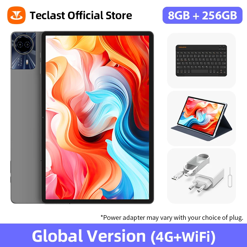 To Teclast T65 Max 13" HD Display Android 14 Tablet MediaTek G99 8GB RAM 256GB ROM 10000mAh Battery Widevine L1