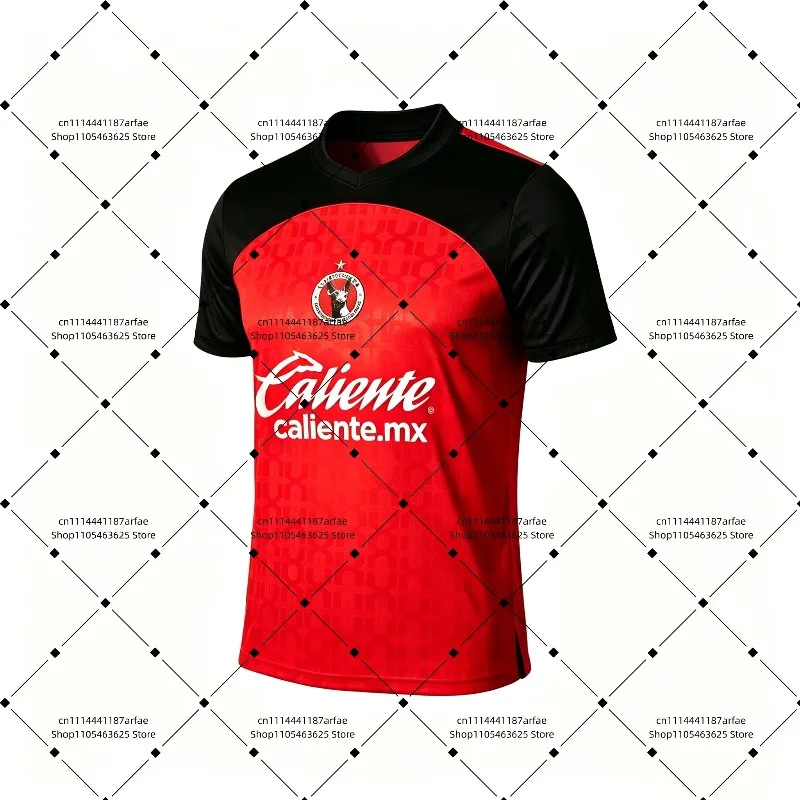 26-27 Xolos De Tijuana Home and Away T-Shirt with 3D Digital Print, Comfortable and Breathable Sports Casual Top