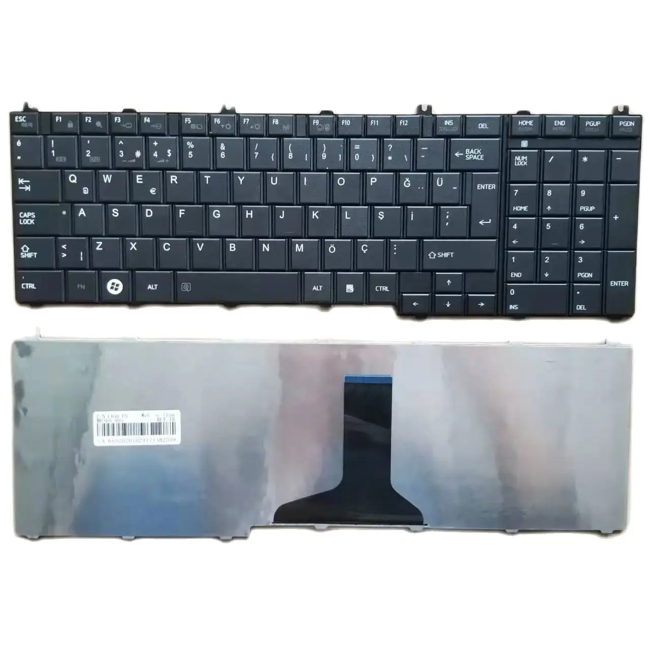 

Новая турецкая Клавиатура TR для Toshiba Satellite C650 C660 C655 C675 L650 L660 L655 L675 C660d C650D, Черная