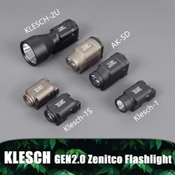 Airsoft NEW Zenitco Klesch-1 Klesch-1S GEN 2 Scout Flashlight AK-SD Weapon  Light KLESCH-2U AK-SD For Hunting Rifle AK47 Glock17