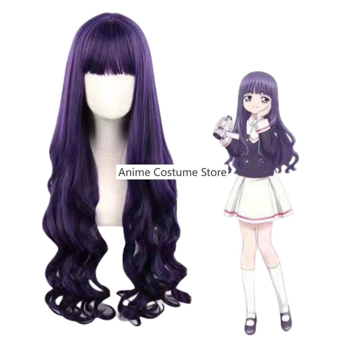 Женский костюм для косплея Tomoyo из аниме-карты Сакура, накидка для певицы, кавайный Карнавальный костюм для маскарада и бала