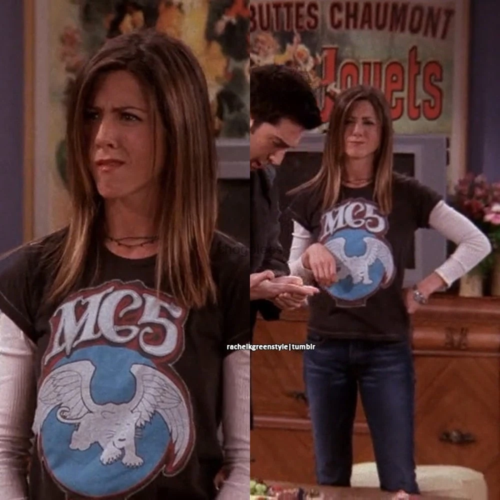 MC5 Rachel Green Friends T-Shirt  Rachel Green Outfit  Rachel Green Shirt  Rachel Green Friends Outfits  Christmas Gifts For Her