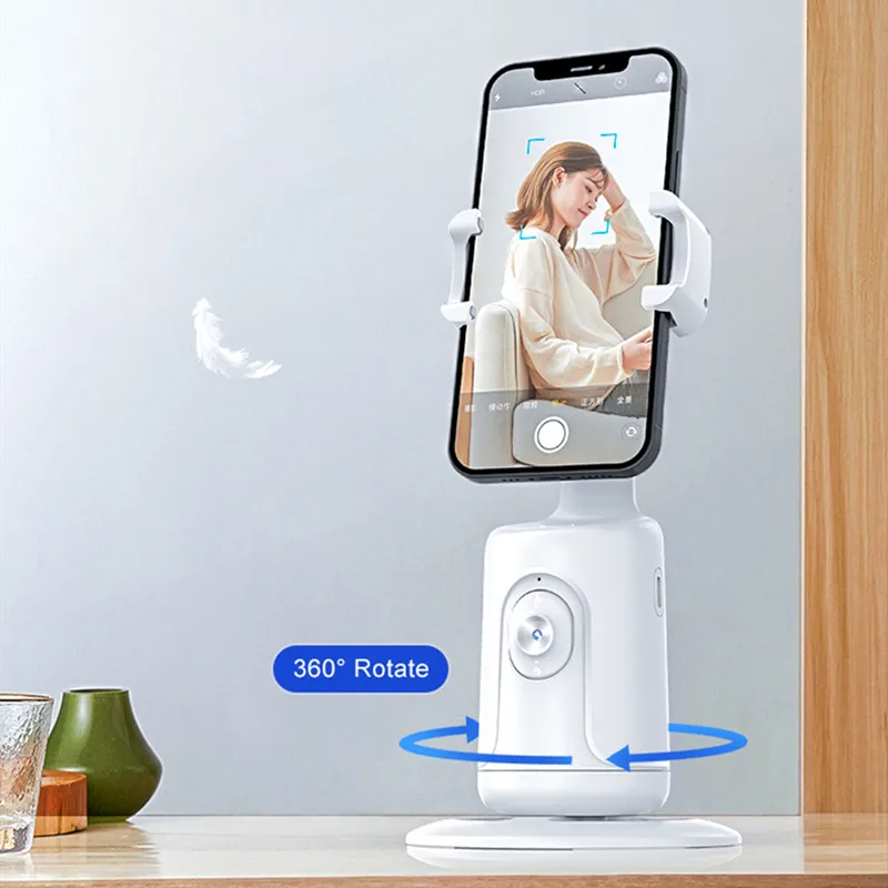 Nouveau bâton de selfie intelligent, 360 degrés, suivi, stabilisateur de cardan, support de téléphone pour la photographie en direct Tiktok