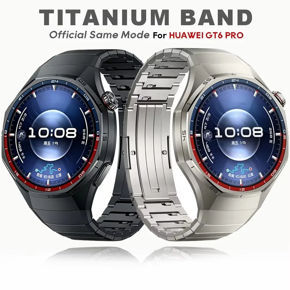 Titan-Armbänder für Huawei Watch GT6 Pro, Armband ohne Lücken, Armband für Huawei Watch GT6 Pro, Zubehör für Smartwatches. – Detail 1