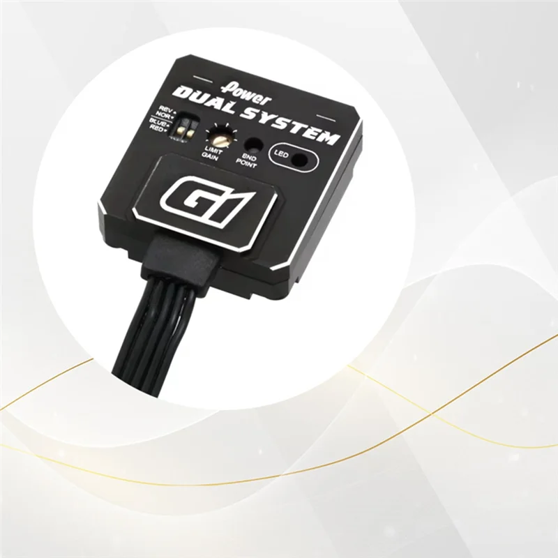 AA87 G1 RC Auto Gyro Dual System Racing Gyroskop CNC Metall Fall Für RC Auto Teile DIY Montage Upgraden