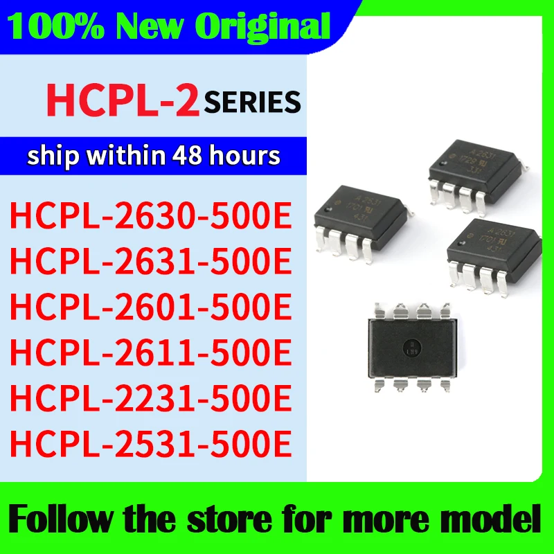 

A2630 / 2631 / 2601 / 2611/2231/2531 HCPL-2630-500E HCPL-2631-500E HCPL-2601-500E HCPL-2611-500E HCPL-2231-500E HCPL-2531-500E