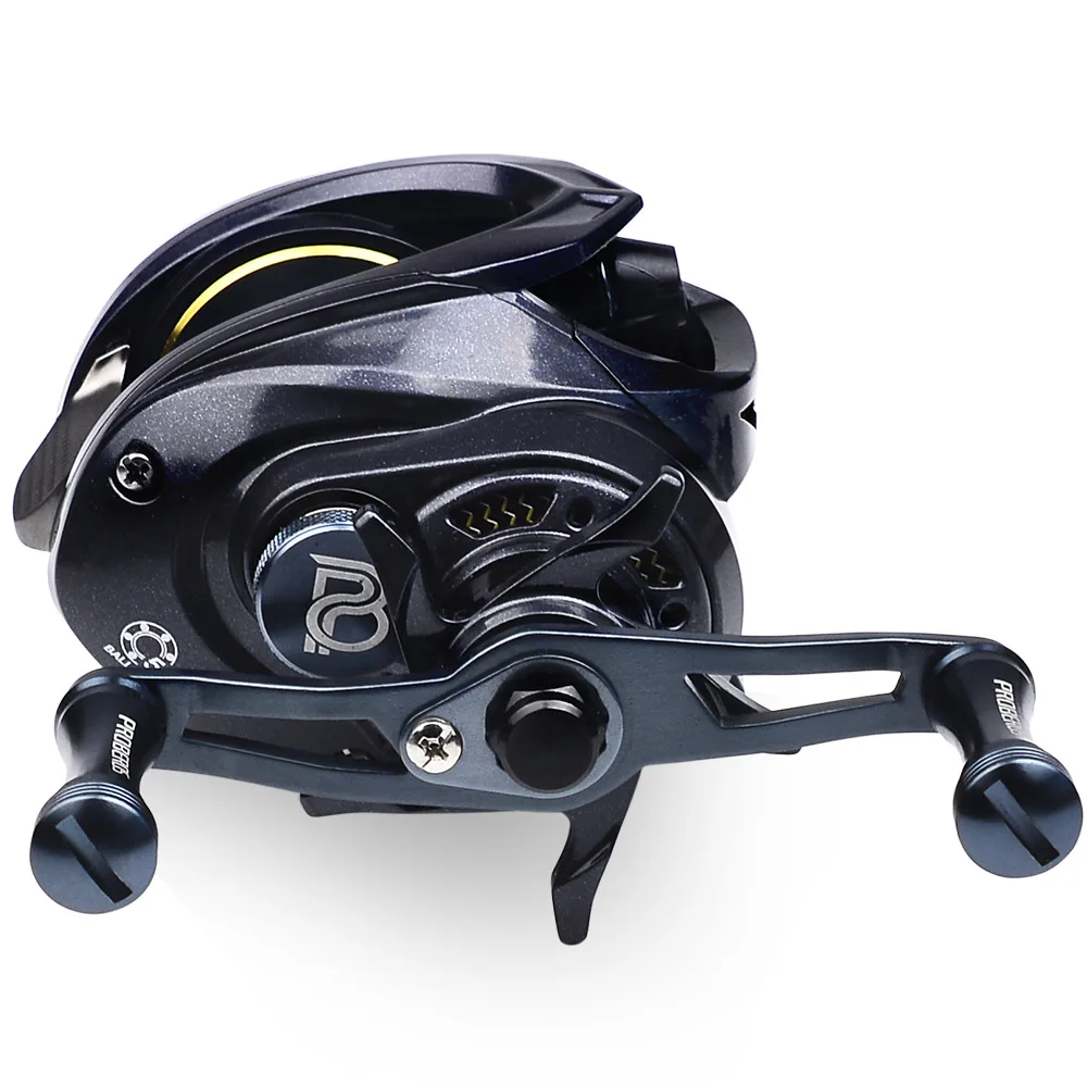 

Long-Range Baitcasting Fishing Reel Wheel 5+1BB Smooth Rotation Unloading Force Alarm Sound Ideal for Angling