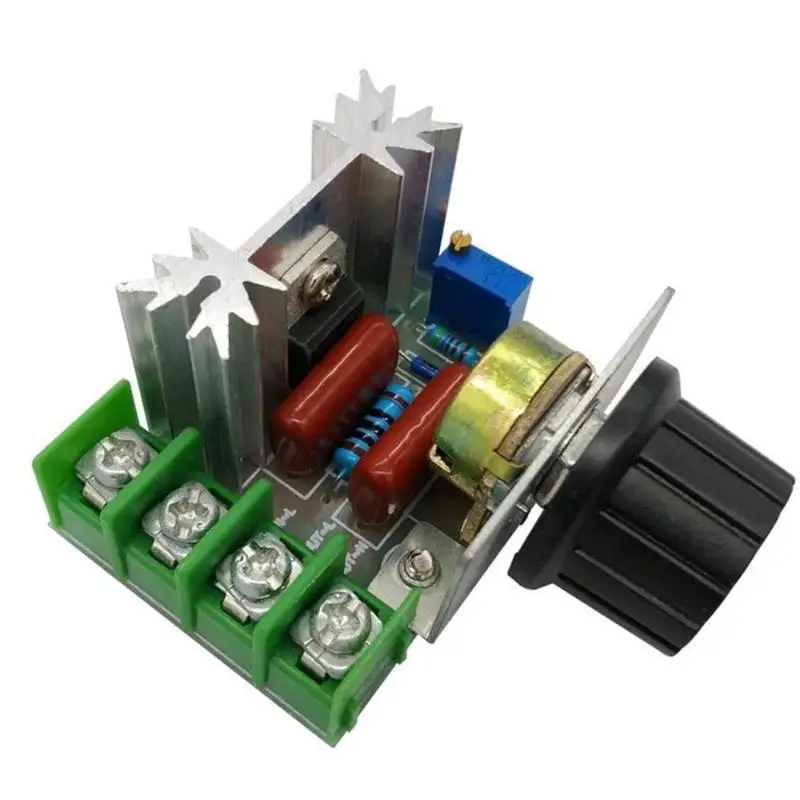 AC 220V 2000W SCR Voltage Regulator Dimming Motor Speed Controller Thermostat Electronic Module