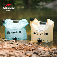 Naturehike 10L High Capacity Outdoor Water Storage Bag Folding Safety Seal Drinking Water Container for Camping Hiking Emergency