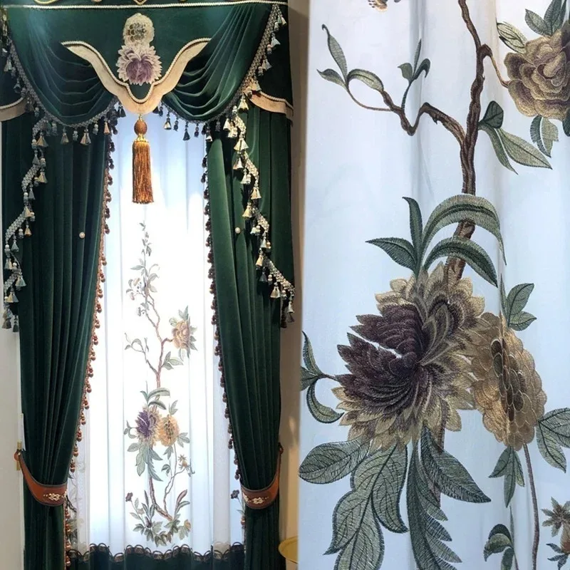 tende-americane-in-garza-per-soggiorno-tenda-oscurante-verde-scuro-per-camera-da-letto-tenda-in-flanella-per-finestra-tenda-in-garza-per-finestra-da-giardino-pronta-all'uso