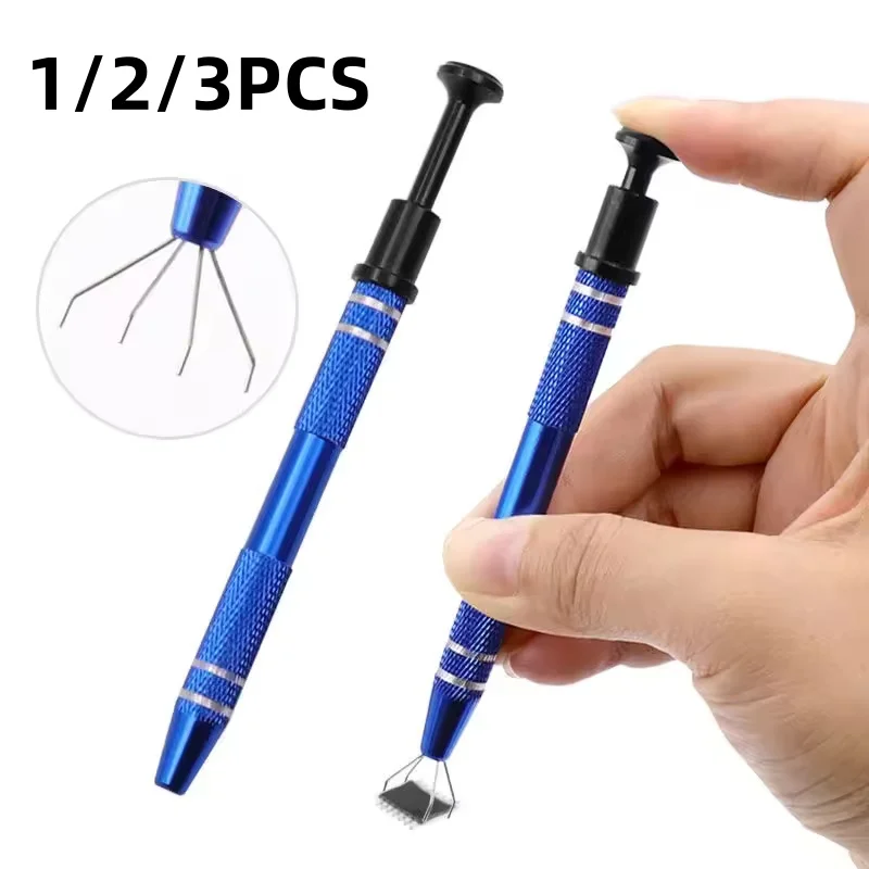 

4-Claw IC Chip Extractor Remover Tool Precision Parts Grabber Extractor Pick Up Puller for Electronic Component Nuts Repair Tool