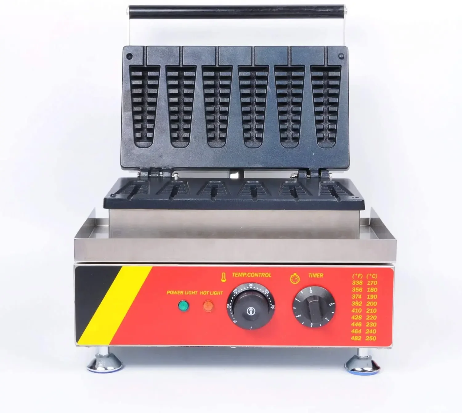 

Waffle on a Stick Baker Lolly Waffle Stick Pops Maker Machine