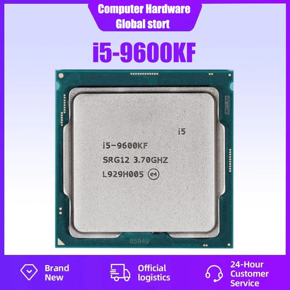 

Used Core i5-9600KF i5 9600KF 3.7 GHz Six-Core Six-Thread CPU Processor 9M 95W LGA 1151