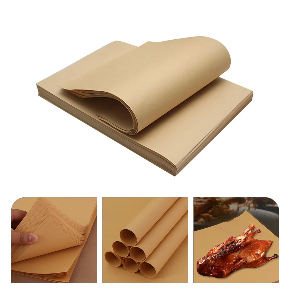 

300 Sheets Food Wrap Paper Food Basket Liners Cheese Paper Greaseproof Sandwich Wrapping Wood Pulp No Wax No