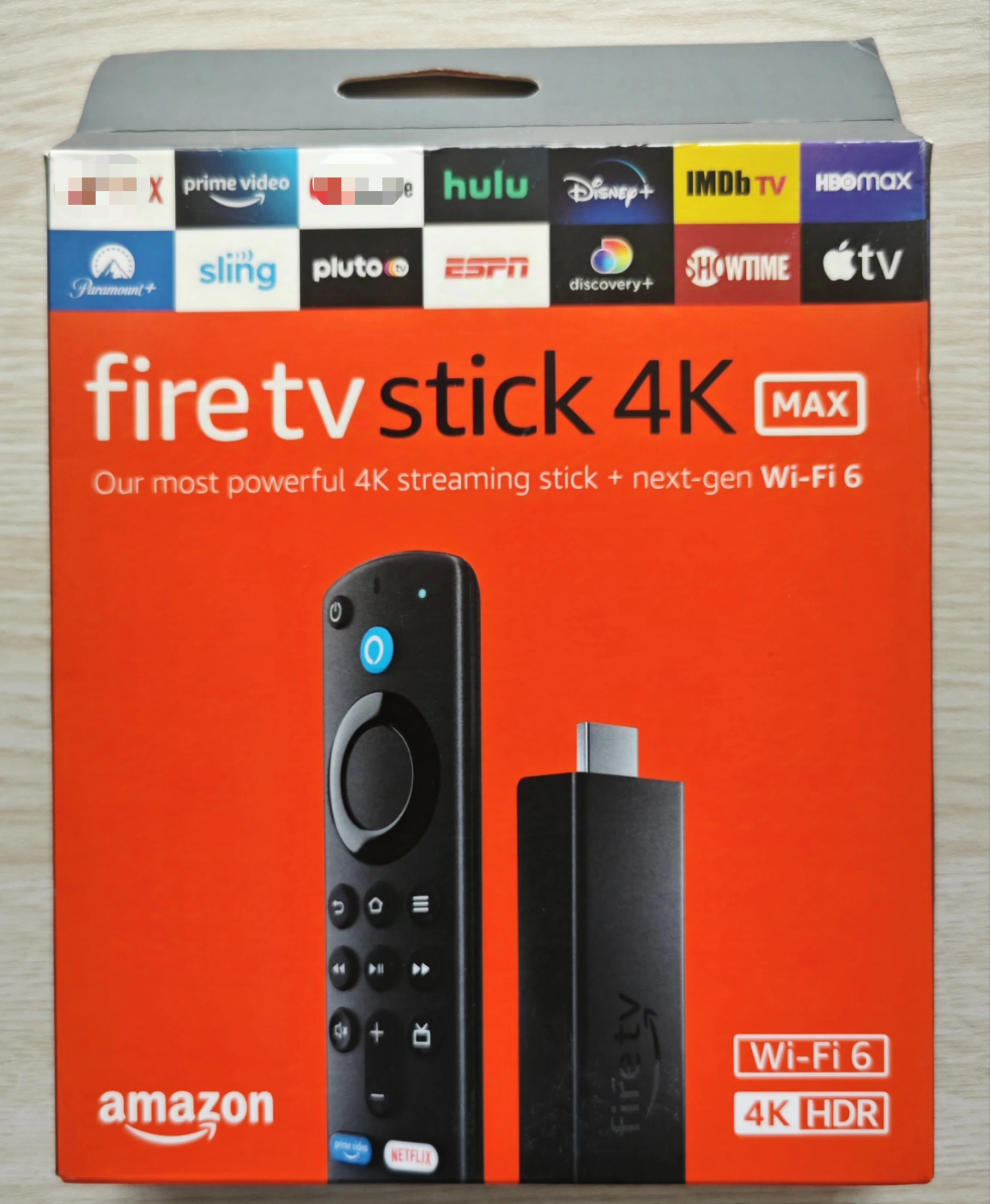 

Fire TV Stick 4K Max 2021 streaming device, 2G+8G, Wi-Fi 6, Alexa Voice Remote (includes TV controls)