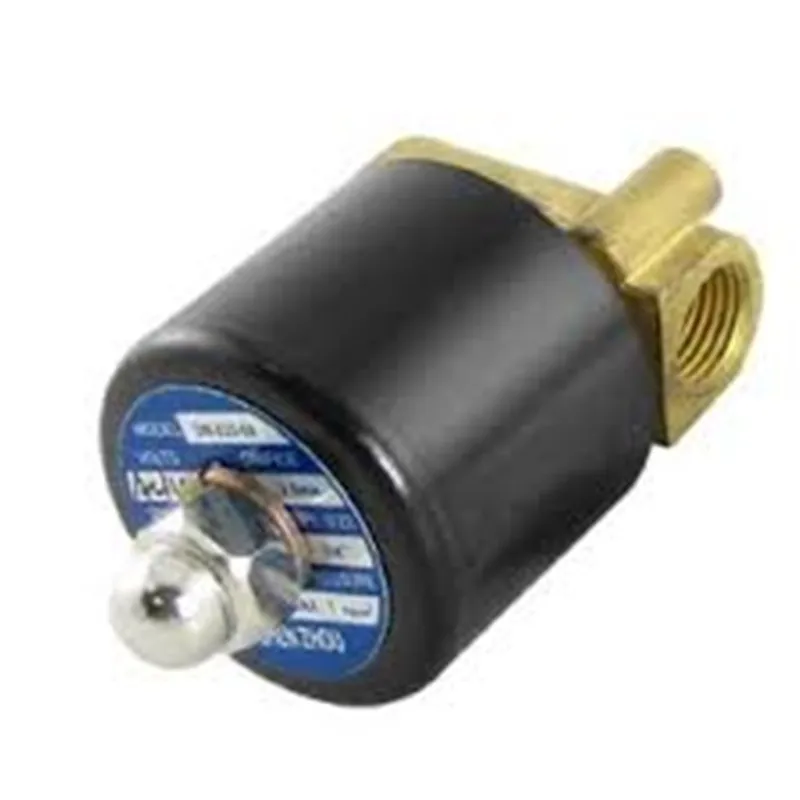 1/4 Inch Electric Brass Gas Solenoid Valve 2 Way Pneumatic Gas Valve Lpg / Ng Normally Closed Valve