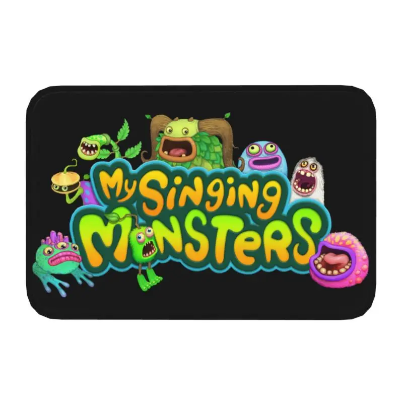 My Singing Monsters Floor Door Bathroom Kitchen Mats Anti-Slip Indoor Doormat Toilet Entrance Carpet Rug