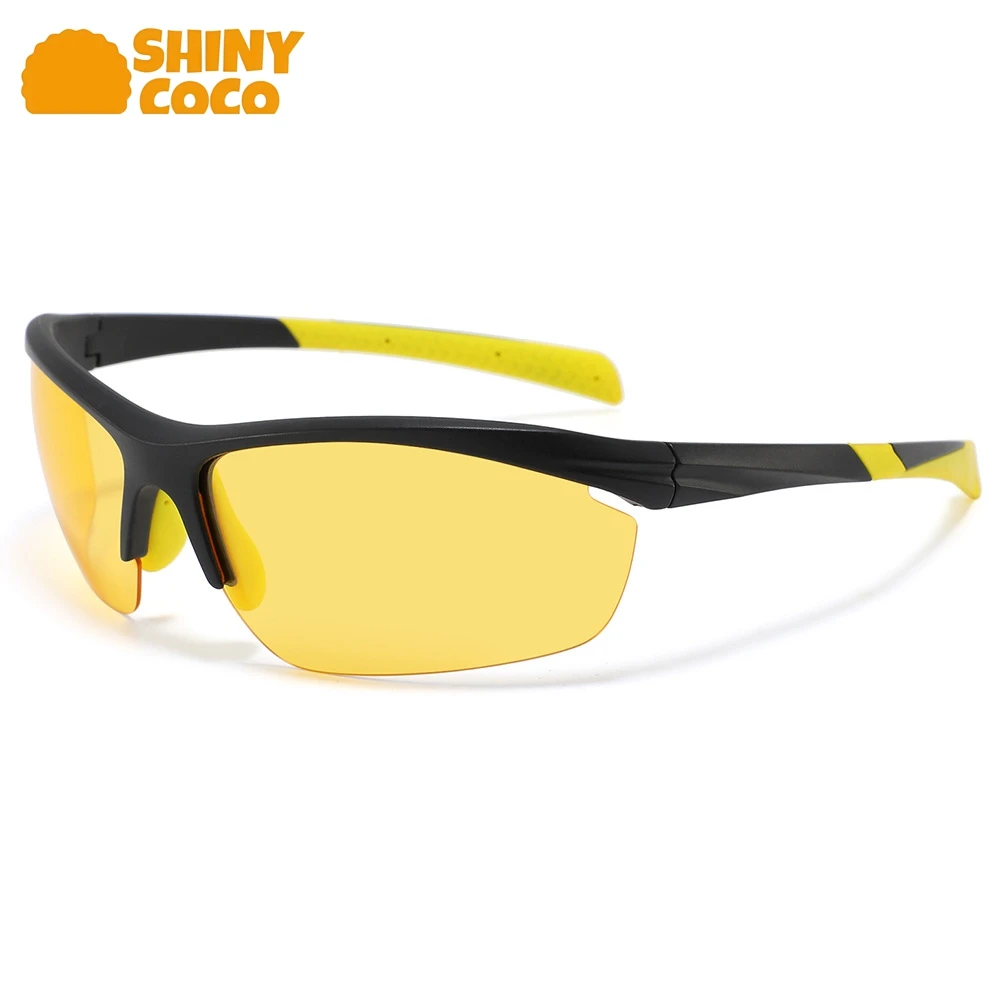 

ShinyCoCo Luxury Brand Men Fishing Outdoor Sports Cycling Polarized Sunglasses UV Protection Night Vision Sunglasses Women