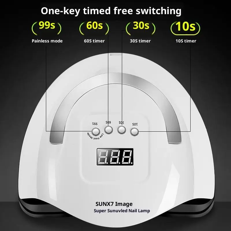 UV LED-nagellamp Gellak Sneldrogende gellamp met automatische detectie 4-timer Professionele nageldroger Manicure Salongereedschap