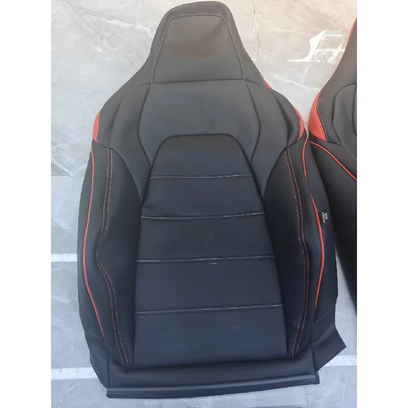 Hongsheng Adjustable Electric Seat Components for / Replacement Interior Upgrade Parts with White Leather