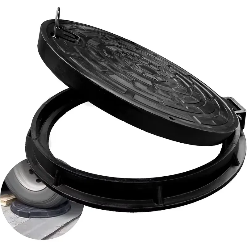 God Class Lockable Hinged Lane Cover and Frame, Bolted Fixed Sewer Solid Top C250 Sewer Cover SMC Sewer Cover