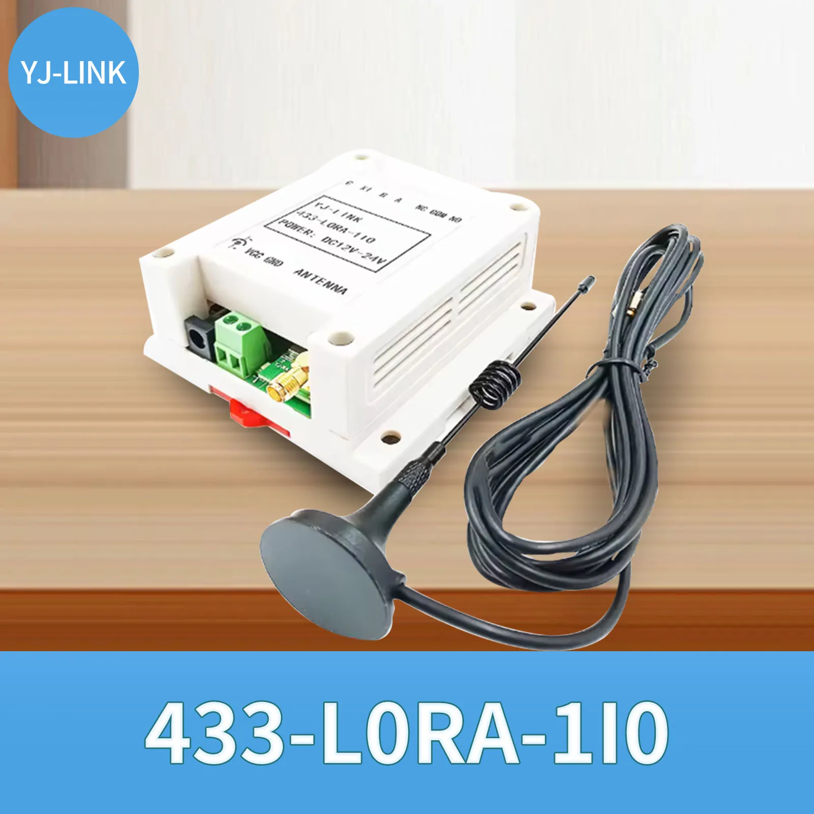 1CH 433MHz Lora Remote I/O Controller Wireless Transmission Point-to-Point Relay Switch Module