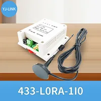 Controlador de E/S remoto Lora de 1 canal, 433MHz, transmisión inalámbrica, módulo de interruptor de relé de punto a punto