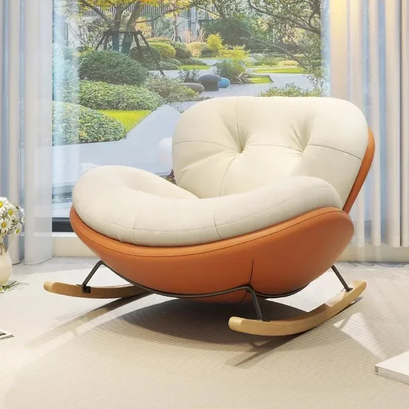 Ergonomic Lazy Reading Chairs, Living Room Chairs, Lounge Rocking, Nordic Girl Chairs, Luxury Modern Throne, Home Furniture