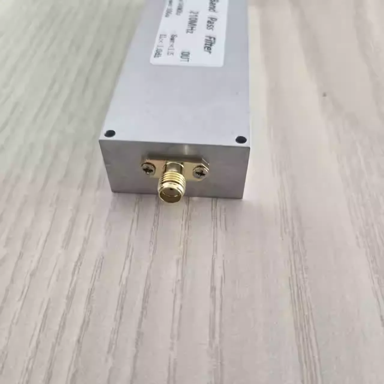 210MHz bandpass filter BPF 100W SMA Mother Seat