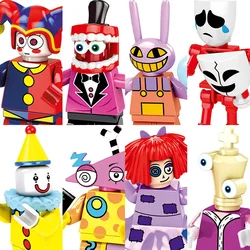 The Amazing Digital Circus Joker Building Block para Crianças, Pomni e Jax, Gloink Rabbit Figure Toy, Presentes de Aniversário, Novo