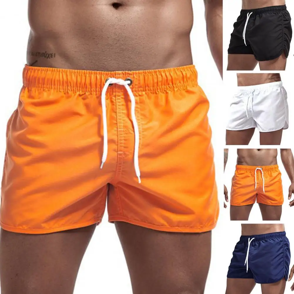 Swim Shorts For Men Swim Trunks Quick Dry Board Shorts Drawstring Pockets Bathing Suit Swimming Surfing Beach Water Sport Shorts