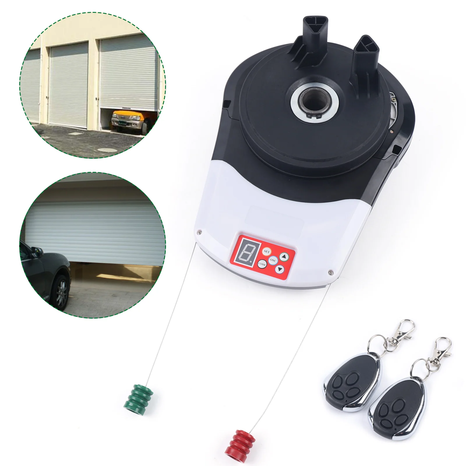 24v 100w Electronic Garage Door Opener Automatic Roller Remote  Lift Force 800N Power