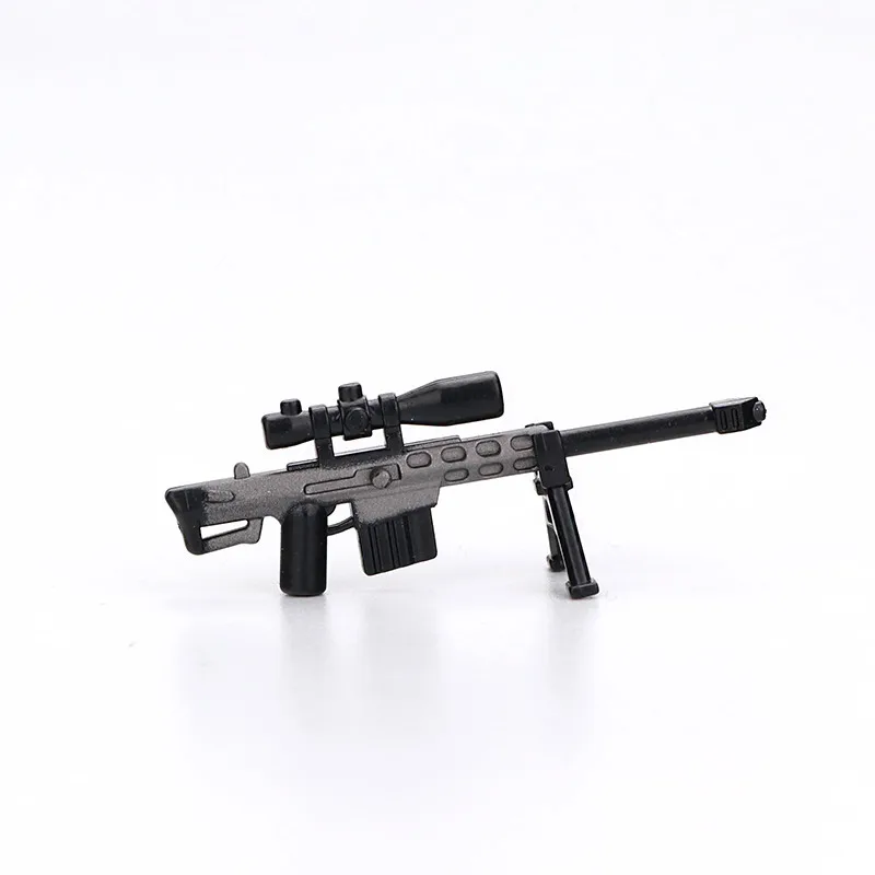 WW2 Military Building Block Soldier Figure Weapon Accessories AUG AKM 98K Sniper G36 Submachine Gun Bricks MOC Gift Toy Kid J037