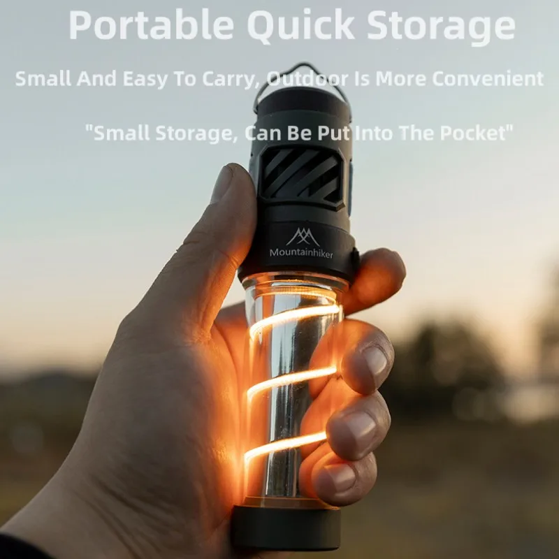 Mounthiker Outdoor Camping Tactical Mosquito Lamp Killer Portable LED Flashlight Magnet USB Charging High Power Mosquito Lamp