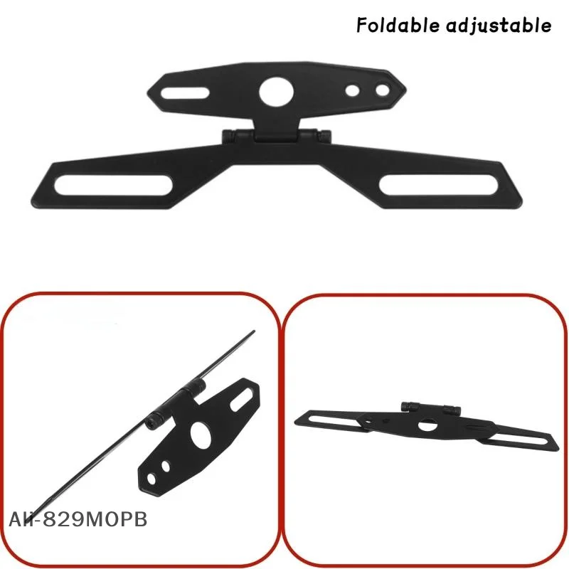 

【P】Кронштейн номерного знака мотоцикла, крепление заднего фонаря, складной держатель номерного знака, универсальные аксессуары для мотоциклов