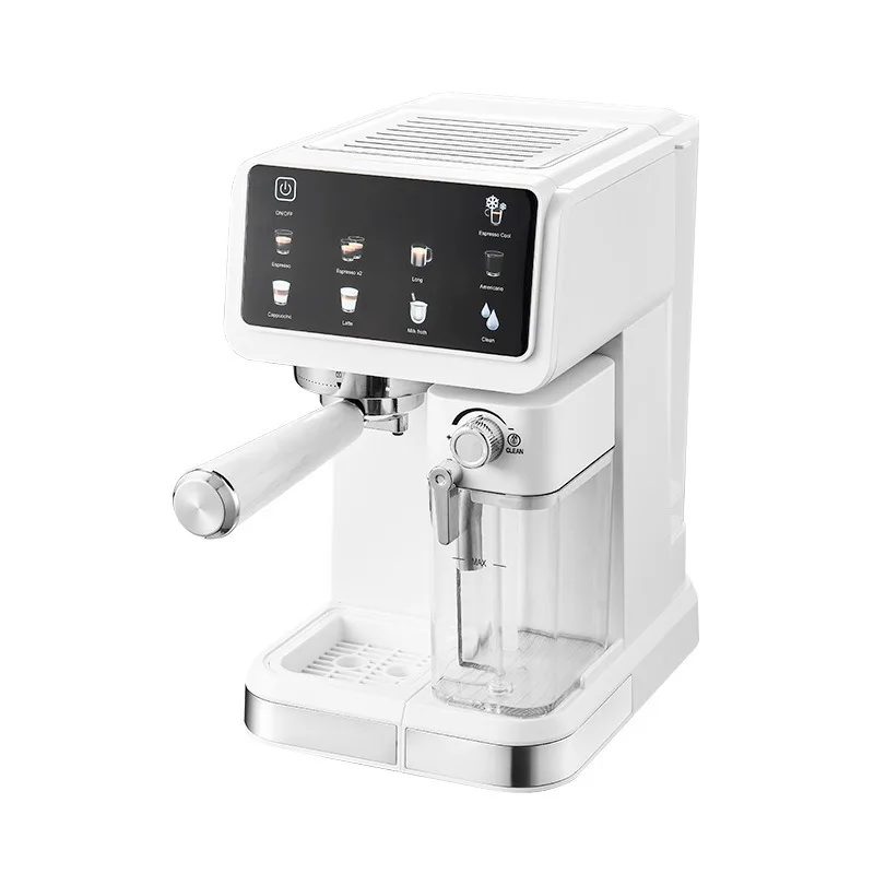 

Smart Touch Screen Semi Automatic High Pressure Espresso Machine With Built In Milk Frother For Home Office Cafe Daily Use