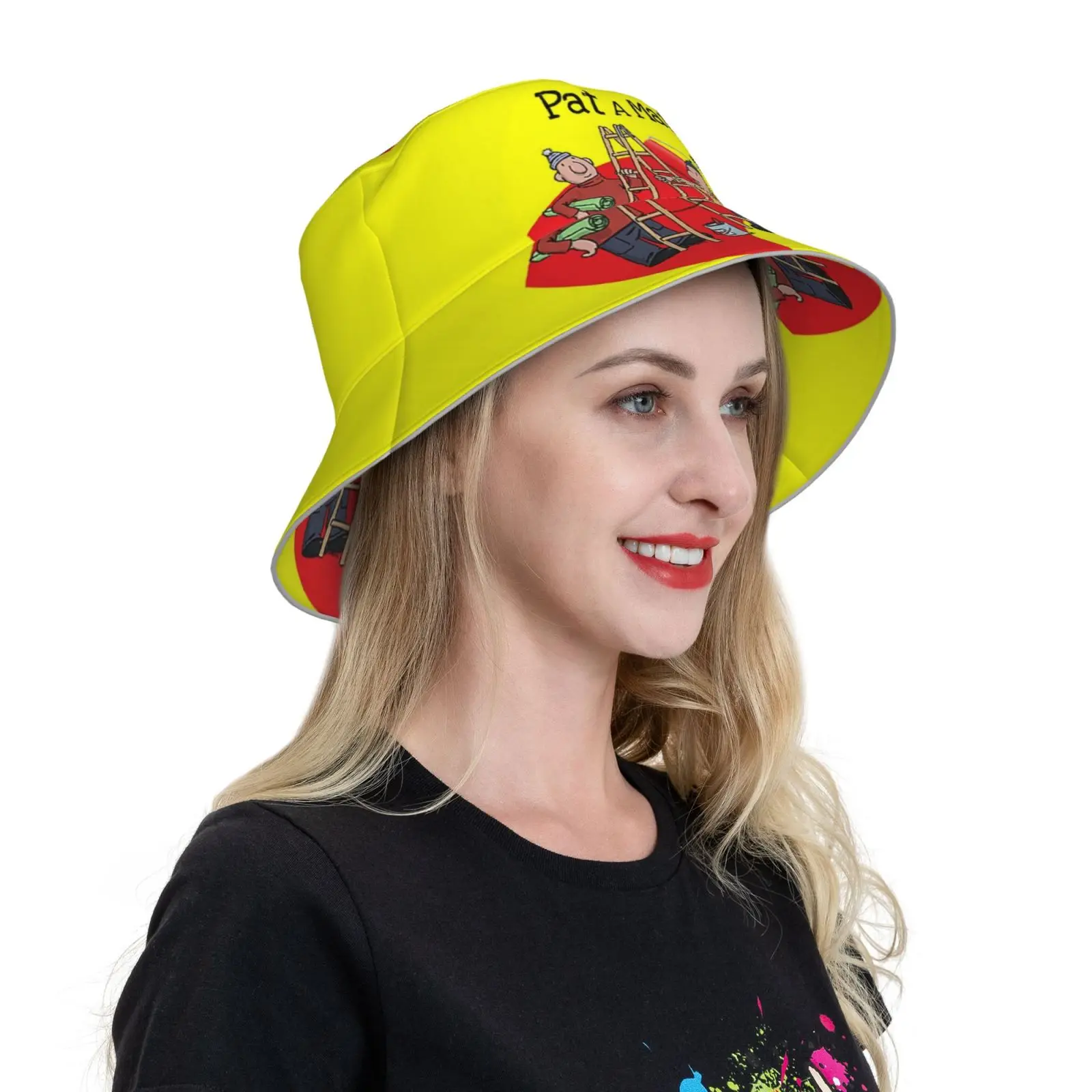 Caravan Bucket Hat Outdoor Sports Breathable Present Fashion Cap Dromedary Caravan Parade Family Zookeeper Geocreate African