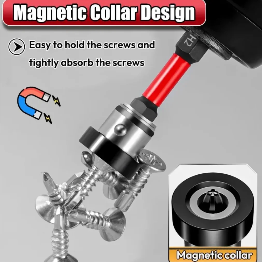 

Отвертки с магнитным позиционированием S2, винт для гипсокартона для гипсокартона, насадка для установки гипсокартона, инструменты для сверления с пакетной головкой